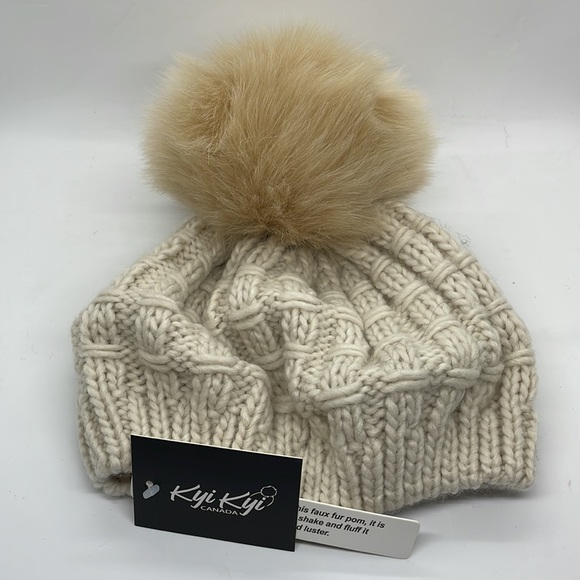 Kyi Kyi Pom knit beret/beanie - Picture 13 of 16